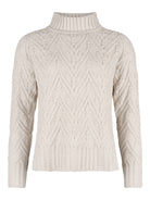 Betty Barclay tröja, pastel sand – glittertråd - Modevillan