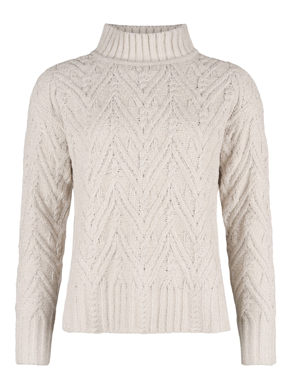 Betty Barclay tröja, pastel sand – glittertråd - Modevillan