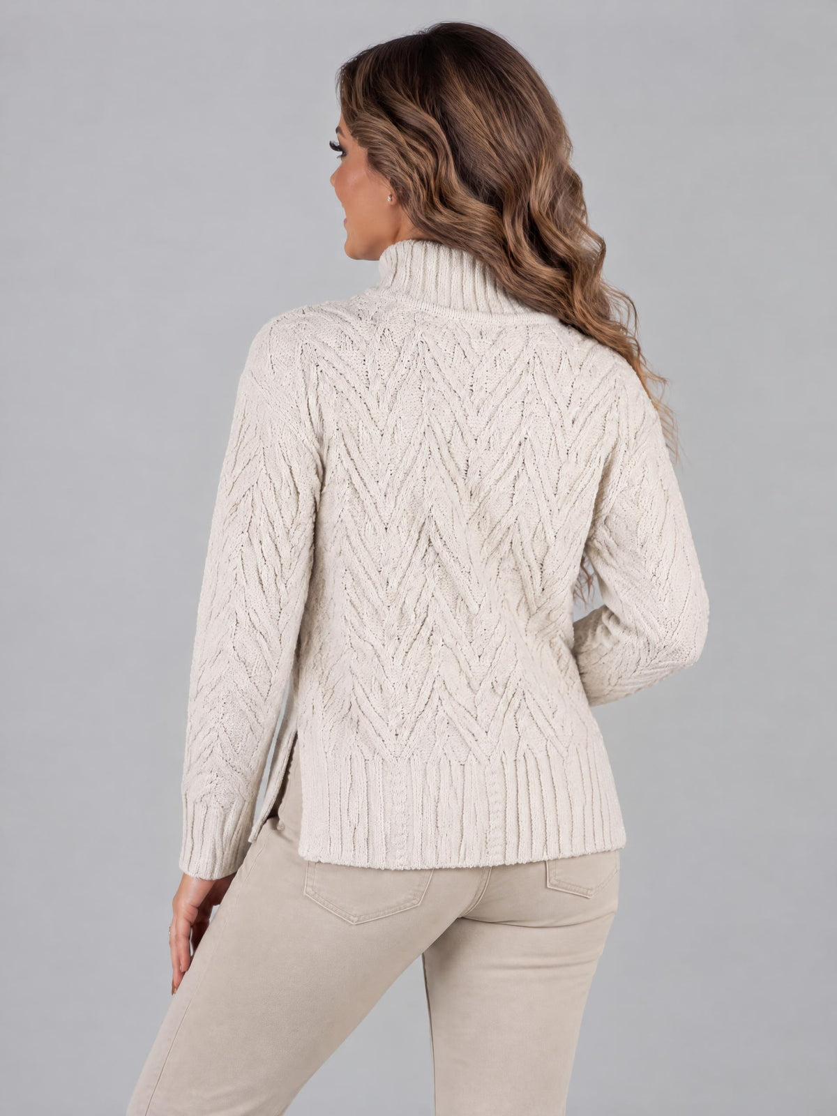Betty Barclay tröja, pastel sand – glittertråd - Modevillan
