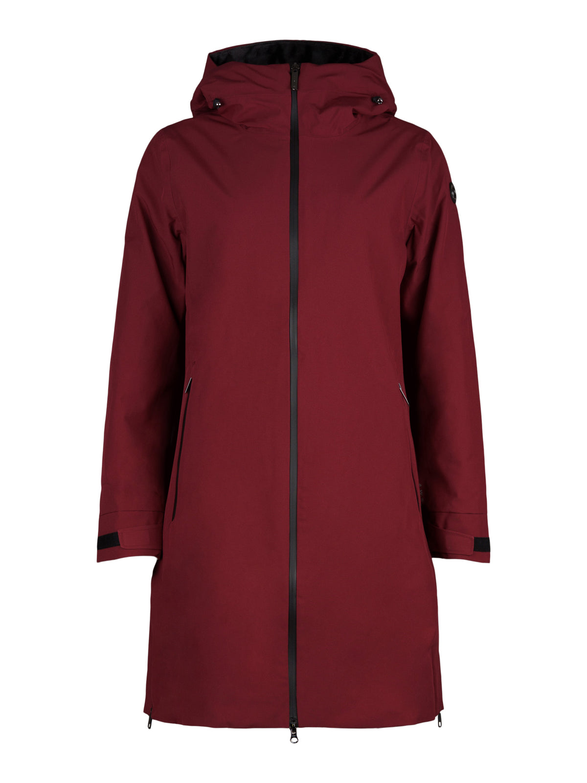 Luhta kappa, burgundy – vattenskyddat material - Modevillan