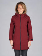 Luhta kappa, burgundy – vattenskyddat material - Modevillan