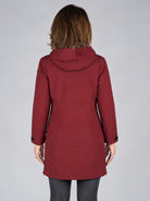 Luhta kappa, burgundy – vattenskyddat material - Modevillan