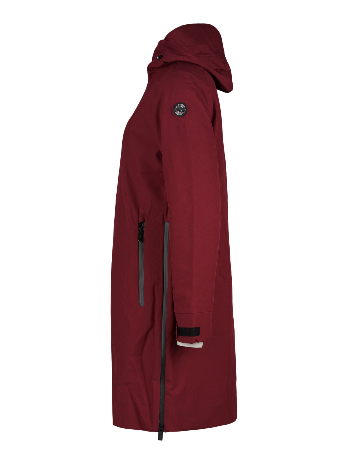 Luhta kappa, burgundy – vattenskyddat material - Modevillan