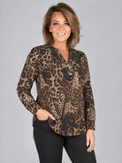 Catnoir blus, animalprint – motveck - Modevillan