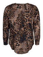 Catnoir blus, animalprint – motveck - Modevillan