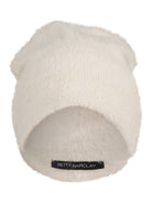 Betty Barclay mössa, pastel sand – stickad i fluffigt garn - Modevillan