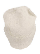 Betty Barclay mössa, pastel sand – stickad i fluffigt garn - Modevillan