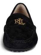 Lauren loafers, black – guldemblem - Modevillan