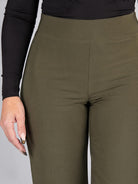 Frank Lyman byxa, moss – resår i midjan - Modevillan