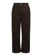 Cambio byxa ornella twisted, leo print – manchestertyg - Modevillan