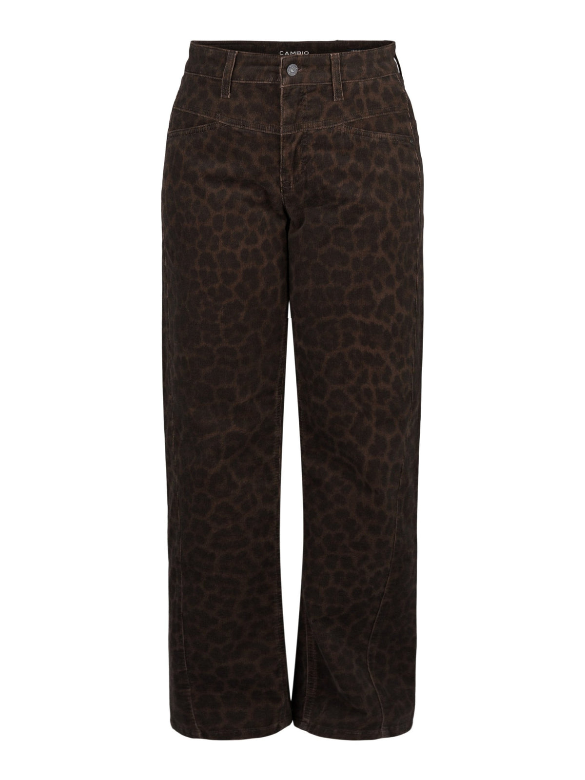 Cambio byxa ornella twisted, leo print – manchestertyg - Modevillan