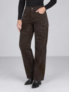 Cambio byxa ornella twisted, leo print – manchestertyg - Modevillan