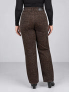 Cambio byxa ornella twisted, leo print – manchestertyg - Modevillan
