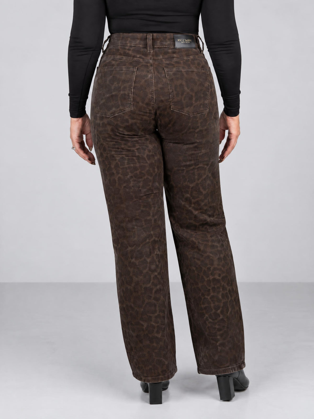 Cambio byxa ornella twisted, leo print – manchestertyg - Modevillan