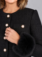 Apart kavaj, black – pärlknappar - Modevillan