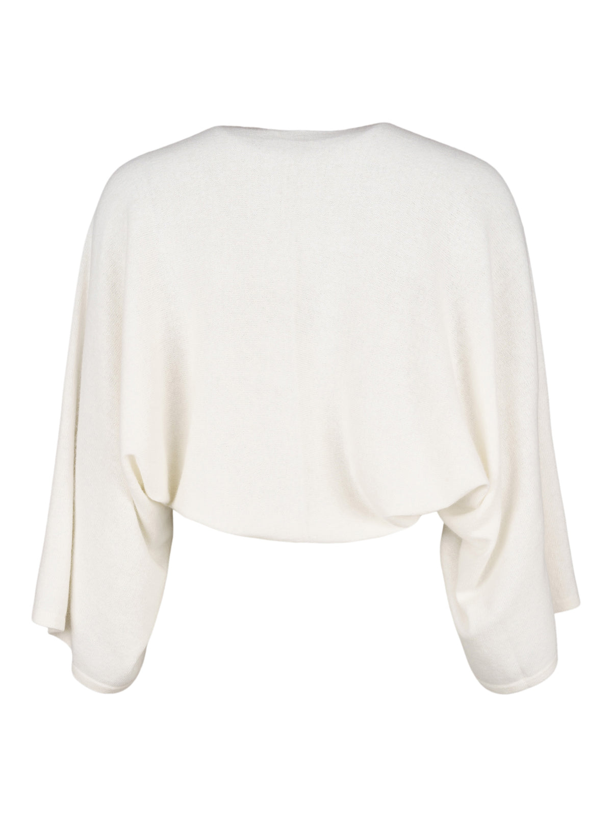 Made by Ester poncho i färgen offwhite - Modevillan